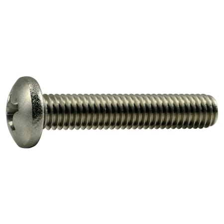 Midwest Fastener 3/18"-16 x 2 in Phillips Pan Machine Screw, Plain 18-8 Stainless Steel, 5 PK 39705